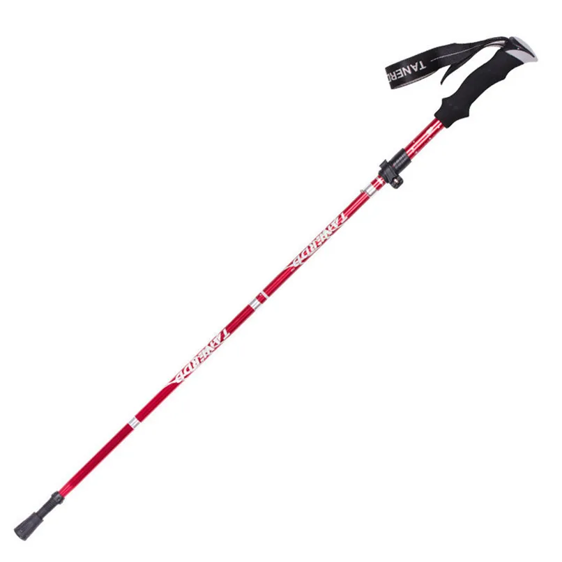 Ultralight 4-Section Telescopic Walking Sticks Hiking Stick Trekking Pole Anti Shock Alpenstock Portable Folding Cane # 2o12 (11)