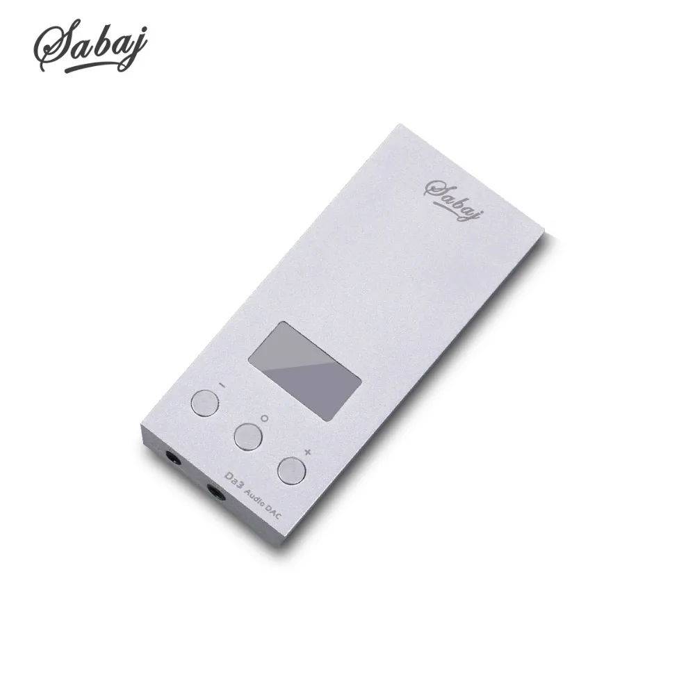  Sabaj Da3 Portable Audio DAC/Headphone Amplifier Audio Native DSD512 Hifi HI-Res High Resolution Ba
