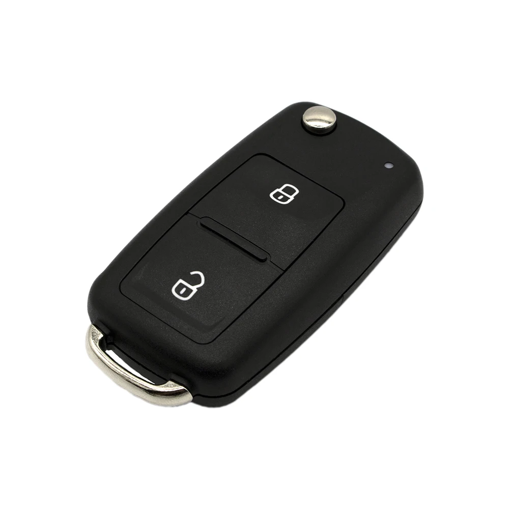 Корпус для автомобильного ключа пульта 2 кнопки Volkswagen Tiguan Seat leon Skoda Octavia Polo Passat Lavida