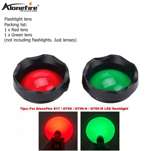 flashlight lens
