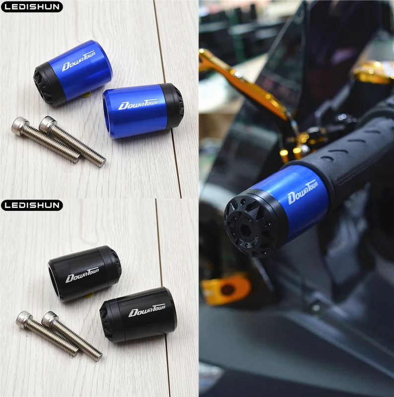 

Handlebar Grips Bar Ends Cap Slider For KYMCO Downtown DT 200i 300i 350i 125 200 250 350 Down Town Motorcycle Accessories CNC