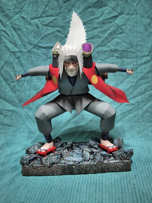 3D Paper Model Anime NARUTO Jiraya Handmade DIY Toy