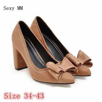 

High Heels Women Pumps Stiletto Woman Party Wedding High Heel Shoes Kitten Heels Plus Size 34 - 40 41 42 43