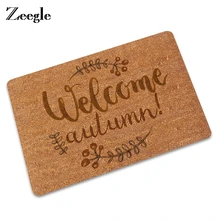 Zeegle Коврик противоскользящий Английский алфавит стиль Коврики для двери офисный стул коридор, ванная кухня спальня ковер