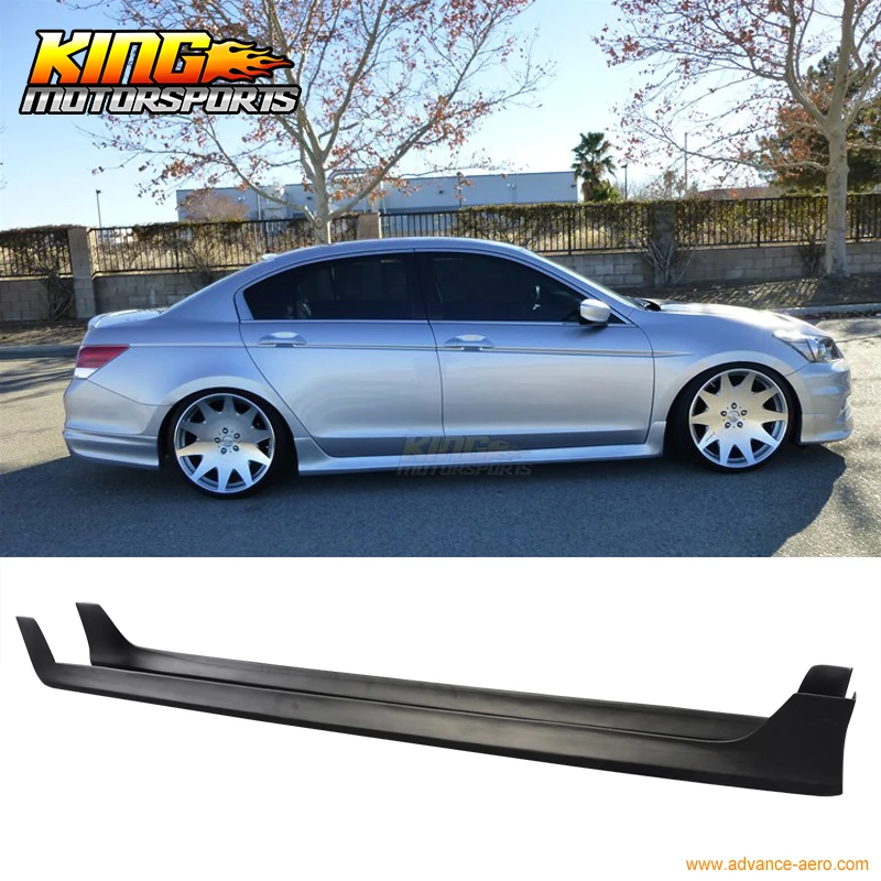 Для 08-12 Honda Accord Sedan 4Dr оригинального стиля полипропиленовые боковые юбки PP Global по всему миру