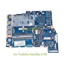 K000151490 ZRMAA LA-A481P Motherboard For toshiba Satellite U40 M40 M45 14 inch Main board / System board i3-4005U CPU DDR3