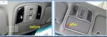 

Lapetus ABS Pearl Chrome Roof Front + Rear Reading Lights Lamp Cover Trim 3 Pcs / Set For KIA Optima K5 2016 - 2018 Accessories