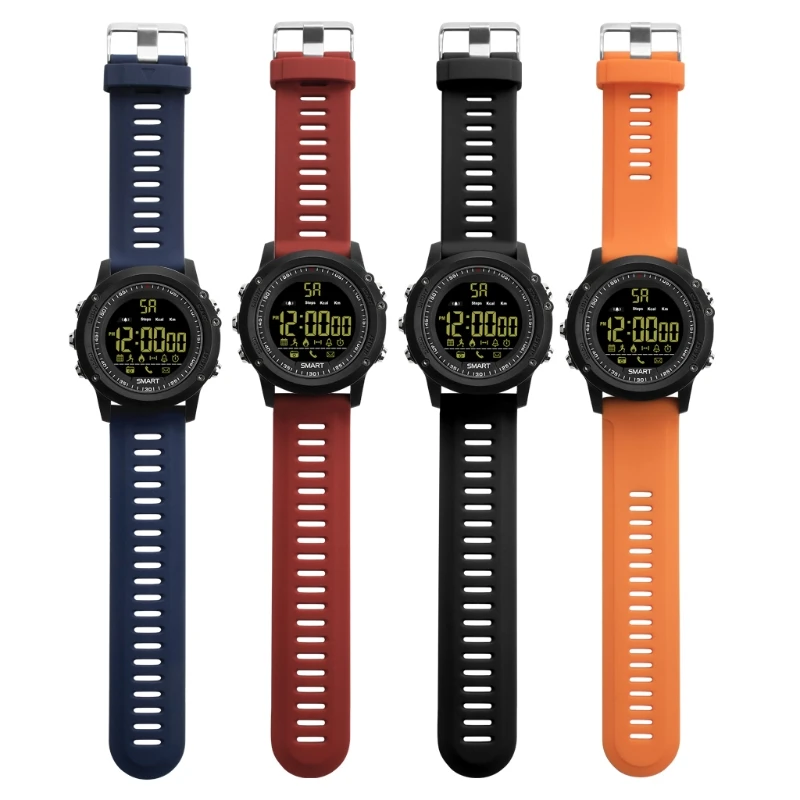 

Black Color Smart Watch EX17 Smartwatch IP67 Waterproof Stopwatch Pedometer Fitness Tracker Sports watch with Call and SMS