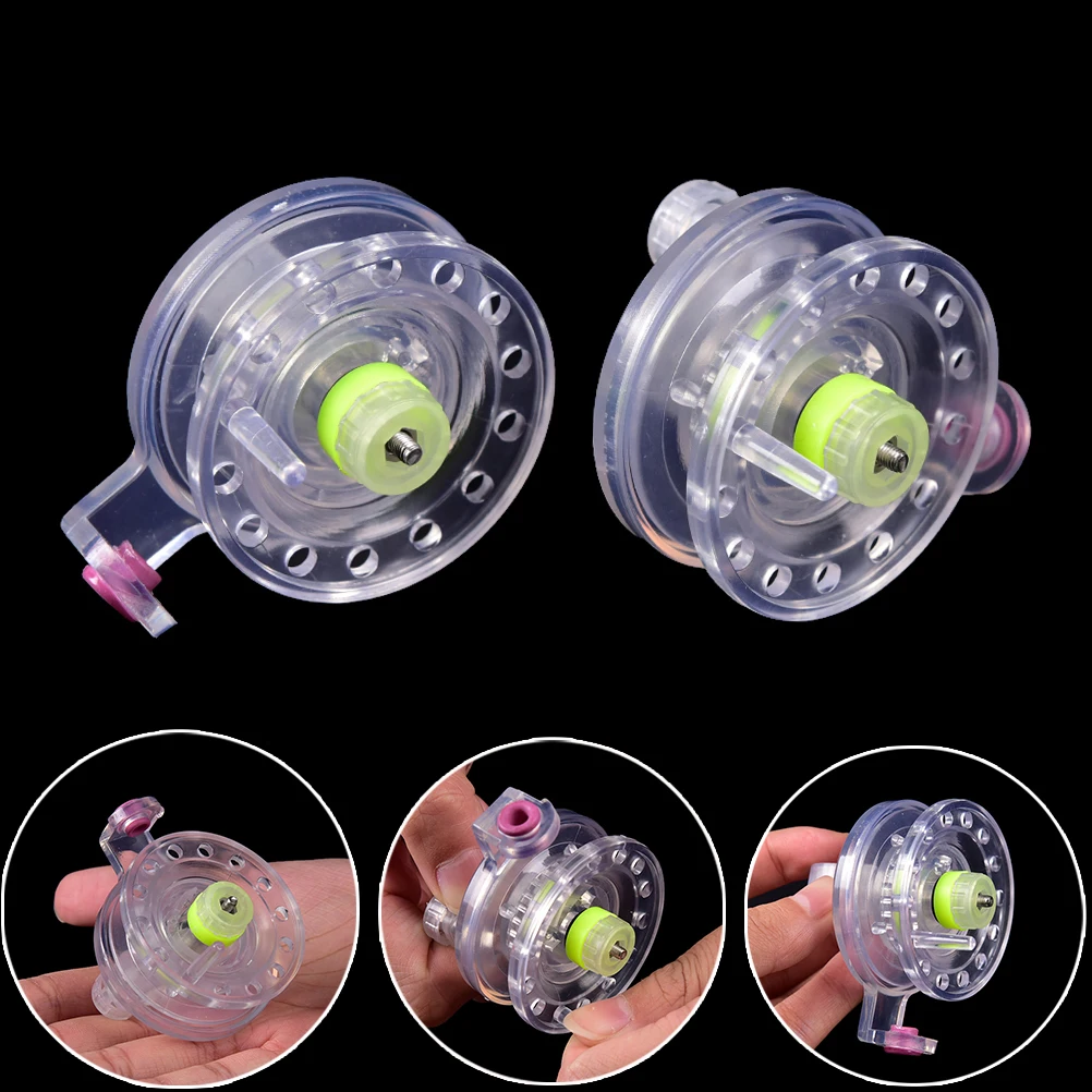 

New Diameter 50mm Fly Fish Reel Former Ball Bearing Fish Reel Rafting Ice Fishing Wheel Rod hole 7mm-12mm,12mm-21mm