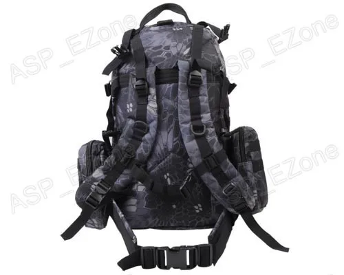 Тактический Молл 60L камуфляж тактический брюки-карго рюкзак черный с камуфляжным принтом Тифон Сумки для походов