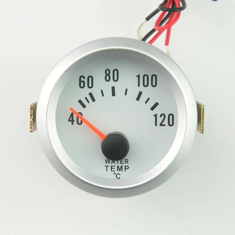 52mm White shell Blue backlight car motorcycle Refit meter Water
