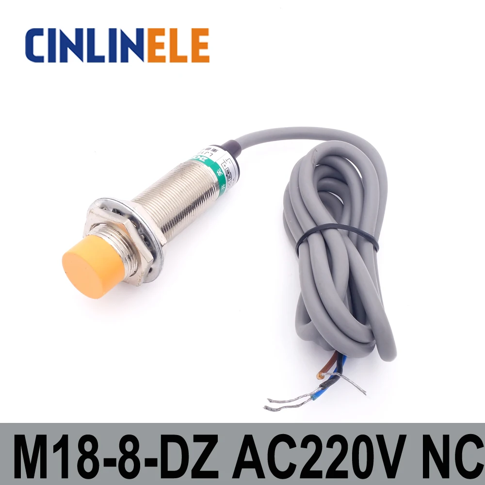 M18 Lj18a38z/dz 8mm Induction Ac 2 Wire Nc Metal Sensor Inductive