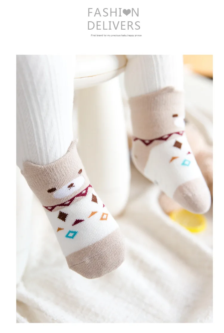Oklady/Лидер продаж; сезон осень-зима; 5 пар милых носков с героями мультфильмов для маленьких детей мягкая детская хлопковая обувь для новорожденных удобные носки до щиколотки