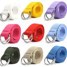 Fashion Unisex Canvas Belt Fabric Webbing Waist Casual D Ring Plain Canvas Belt Waistband Fashion Unisex Canvas Belt Fabric Webbing Waist Casual D Ring Plain Canvas Belt Waistband