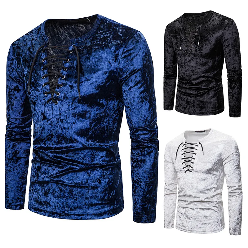 

Scottish Jacobite Ghillie Kilt Shirt Men Chemise Homme 2019 Fashion Slim Fit Solid Color Long Sleeve Tuxedo Dress Shirt Mens Top