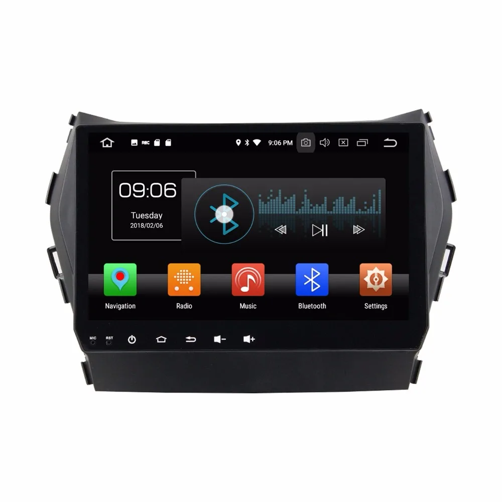 Фото Восьмиядерный 9 дюймов 8-ядерный Android 0 автомобильный Радио dvd-плеер GPS для Hyundai IX45