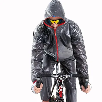 Rain Jacket Outdoor Raincoat Waterproof Cycling Jacket Men Bicycle Bike Hooded Long Sleeve Sport Windproof Cycle Clothing XXXL spexcel 2018 lightweight cycling rain jacket waterproof technology 3 layer composite fabric commuting cycling jacket urban ride