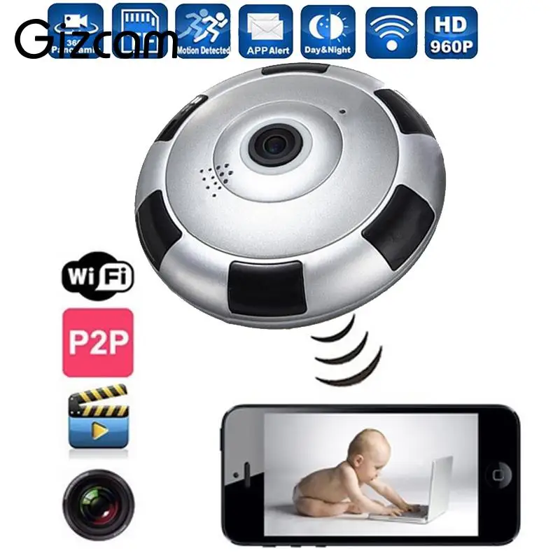 Купить gizcam беспроводной Интернет Wi-Fi Интернет в HD 360 градусов ...