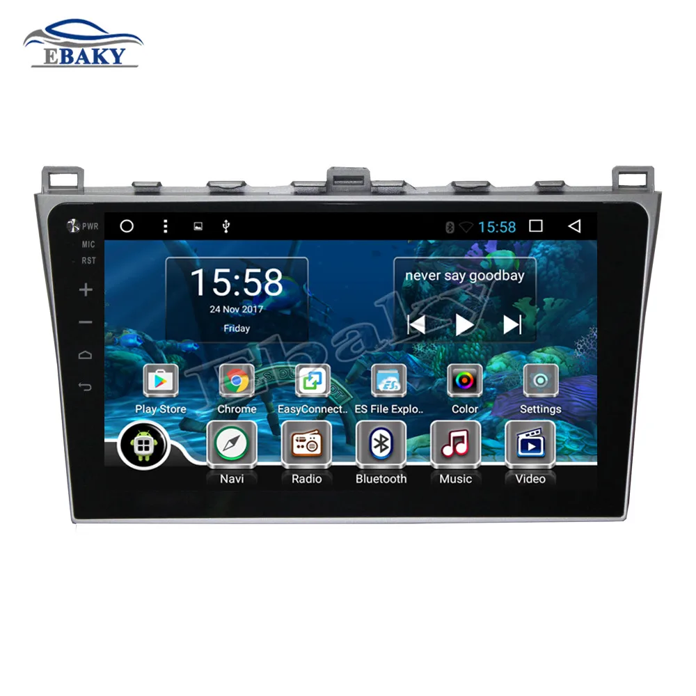 Discount NaviTopia 9inch 1GB/2GB RAM Quad Core/Octa Core Android 7.1/8.1 Car DVD Radio for Mazda Core-wing 2010 with GPS/wifi/map 11