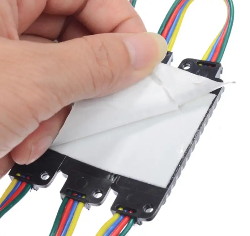 IP68 5050 SMD 3 модуля СИД световая рекламная лампа 0,75 W 3 светодиода светящиеся Подвески Водонепроницаемый AC/DC 12 V 5050 крепление RGB