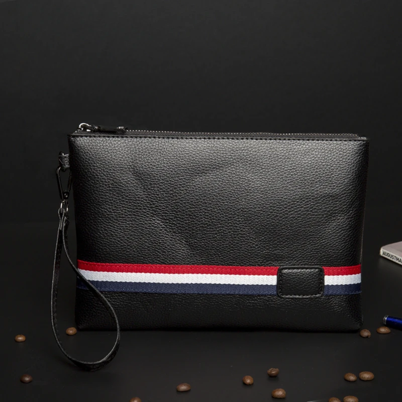 Модная уличная кожаная сумка клатч Tidog|leather hand bags|clutch baghand bag |