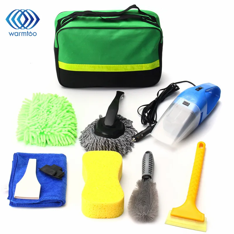 8 PCS/Set Universal Cleaning Tools for Car Wash Clean Interior Exterior Vacuum Cleaner+Shovel+Sponge+Glove For Home Sofa 8 PCS/Set Universal Cleaning Tools for Car Wash Clean Interior Exterior Vacuum Cleaner+Shovel+Sponge+Glove For Home Sofa