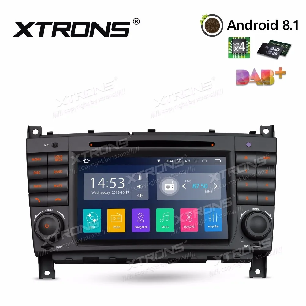 Sale 7" Android 8.1 OS Car Multimedia DVD Navigation GPS Radio for Mercedes-Benz CLK-Class W209 2005-2006 & C-Class W203 2004-2007 5