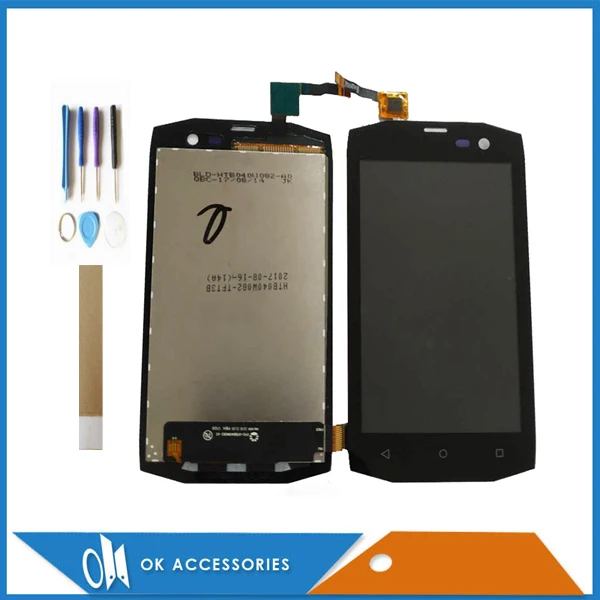 4.0 Inch For Vertex Impress Action LCD Display With Touch Screen Digitizer Black Color Tools Tape | Мобильные телефоны и