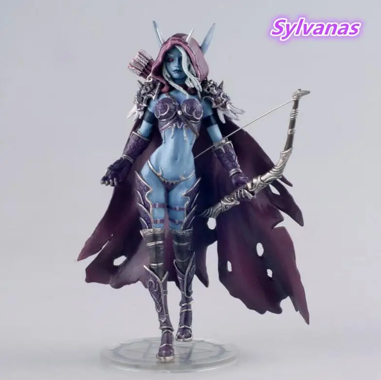 

14cm NEW WOW Sylvanas Windrunner Darkness Ranger Lady PVC Figure For Annie Brinquedos Model Collection Model