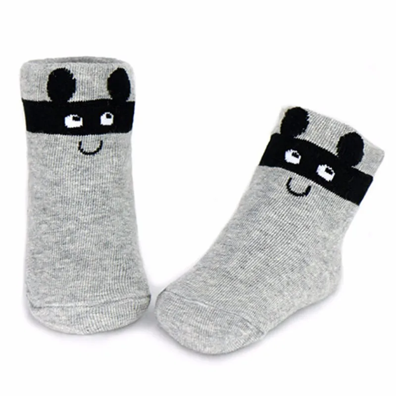 Осенние хлопковые носки с рисунком для малышей носки для новорожденных мальчиков и девочек, нескользящие носки-тапочки для малышей носки для девочек Meias Sokken