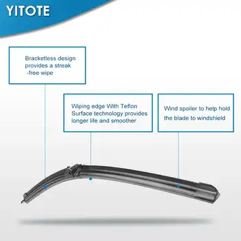 YITOTE Wiper Blades for Mercedes Benz E Class W211 W212 W213 YITOTE Wiper Blades for Mercedes Benz E Class W211 W212 W213