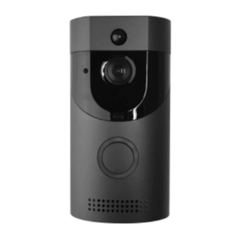 Video Intercom Waterproof 720P Hd Wireless Wifi Video Doorbell Ir Camera Two-Way Audio Battery Doorbell(Us Plug)