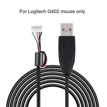Черный USB кабель для мыши провод Замена провода замена кабеля для logitech G402