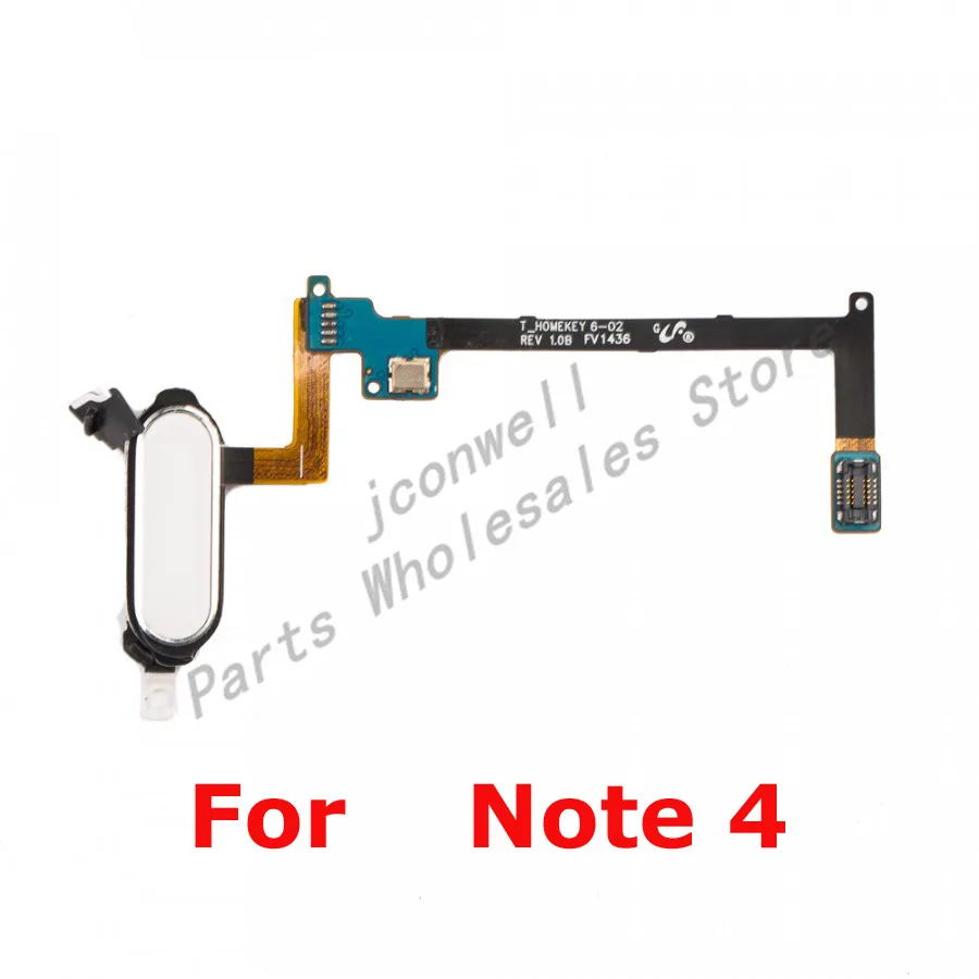 

For Sam Note 4 N910 Back Button Home Button Fingerprint Sensor Flex Cable Sam Note 4 Repair Replacement Part