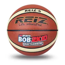 Баскетбол мяч 6 # Прочный PU кожа спортивный мяч износостойкие Обучение Оборудование матч Баскетбол мяч с net иглы