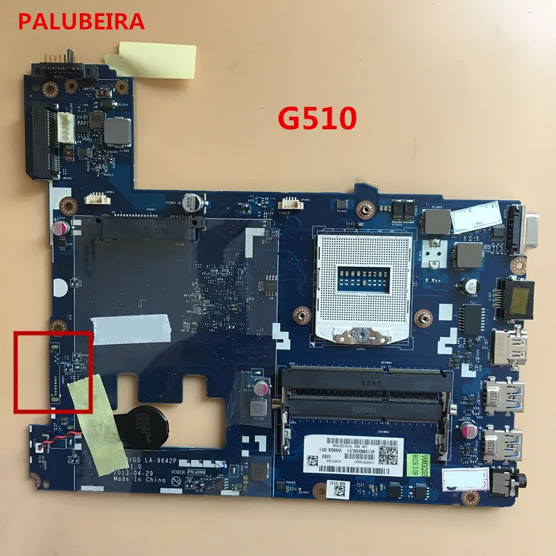 Материнская плата 90003683 HM86 для ноутбука Lenovo G510 модель VIWGQ /GS протестированная