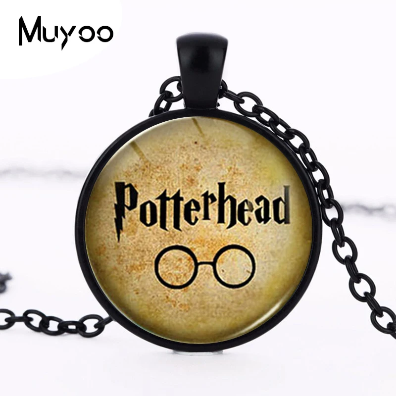 

Steampunk Movie Glasses Pendant Necklace dr doctor who 1pcs/lot chain mens women friend gift charming necklaces 2017 potter HZ1