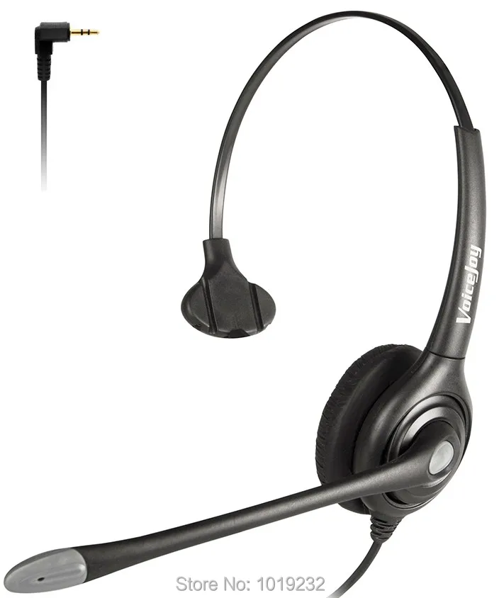 Office Telephone Headset with Mic+QD+Volume Mute for Cisco Linksys SPA