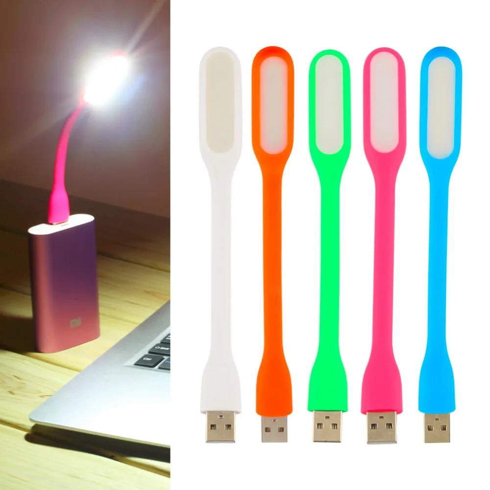 Ультра яркий 1,2 Вт светодиодный USB светильник, лампа для ноутбука, компьютера, ноутбука, ПК, Портативный Гибкий металлический светодиодный USB светильник, складной