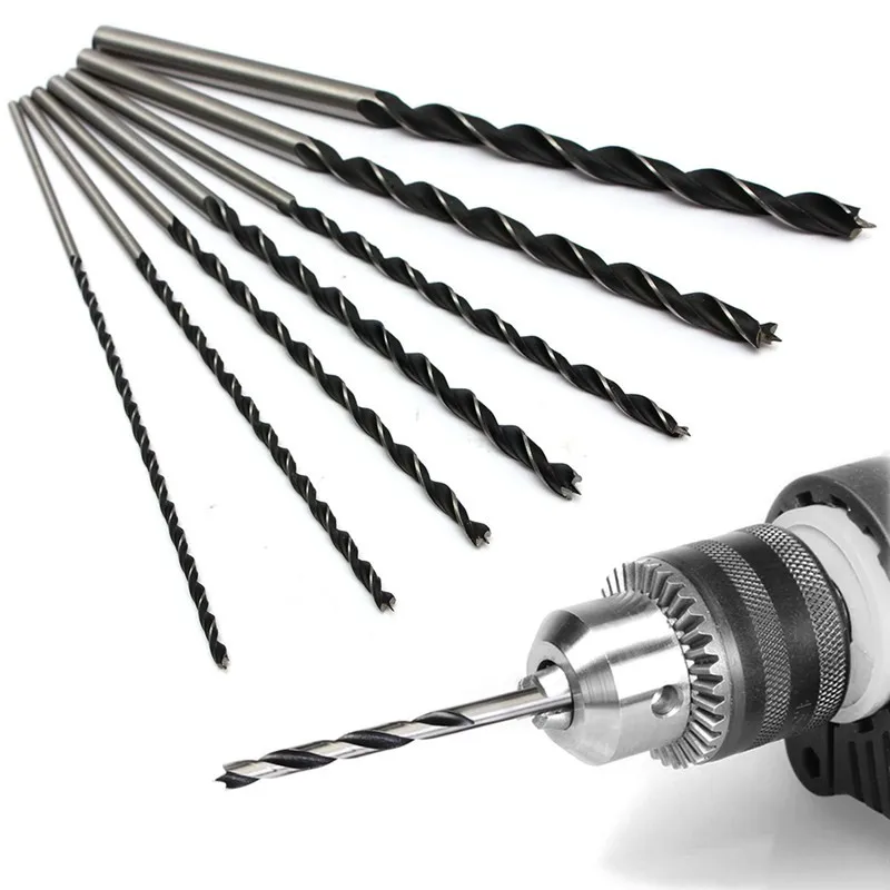 7Pcs 4 12mm HSS Twist Drill Bit Extra Long 300mm Straight Shank Drill