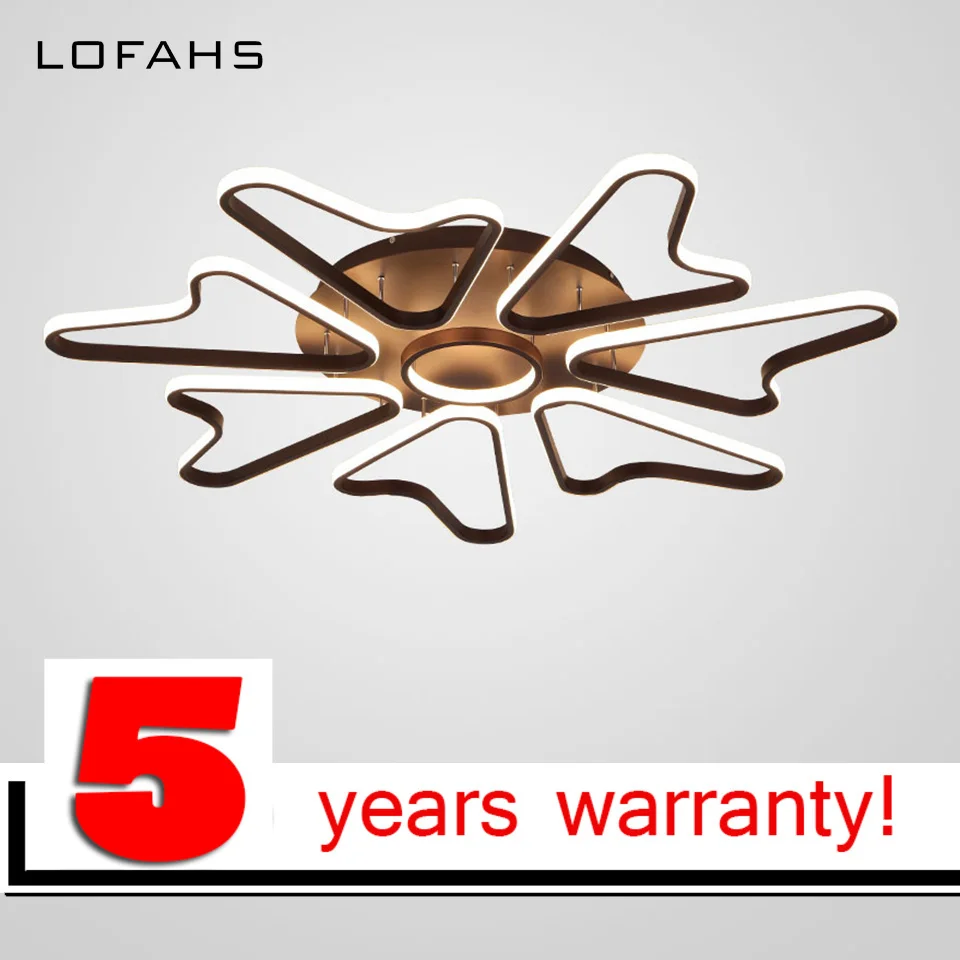 

LOFAHS Modern chandelier led lighting Remote Ceiling chandelier lamp fixture or dining living room bedroom Study salon abajour