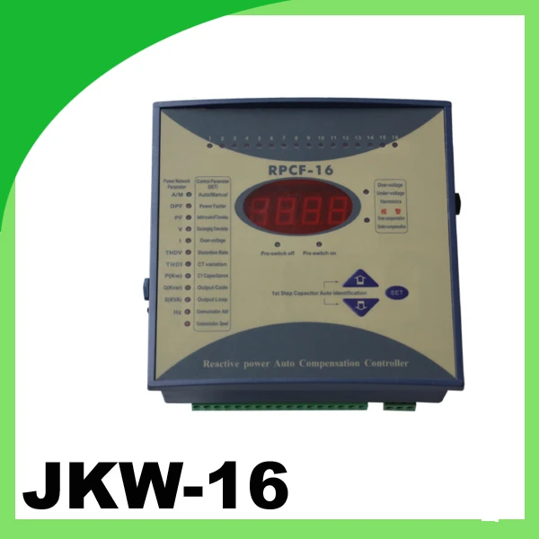 

JKW-16 RPCF thyristor power regulator factor compensator digital power factor meter 12step 380v