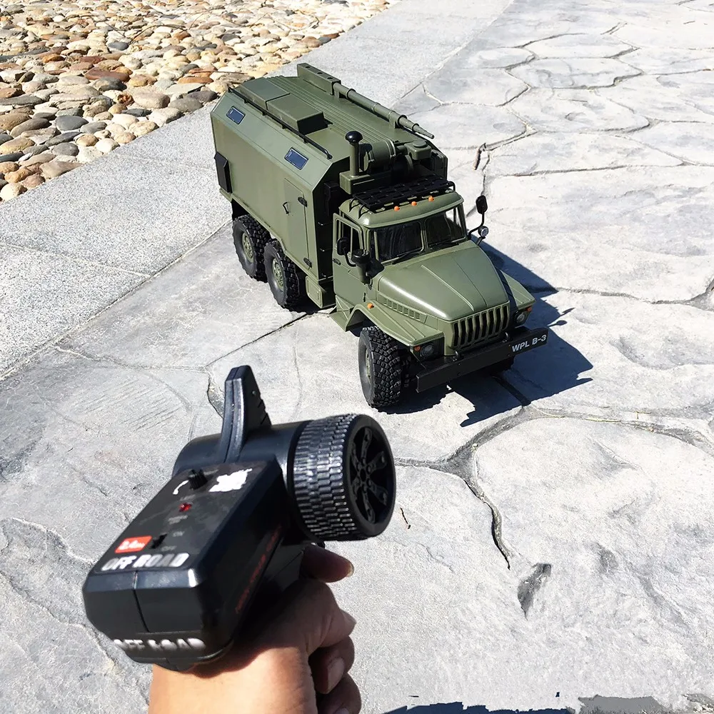 WPL B36 Урал армейский грузовик масштаб 1/16 2 4G 6WD радиоуправляемая модель автомобиля