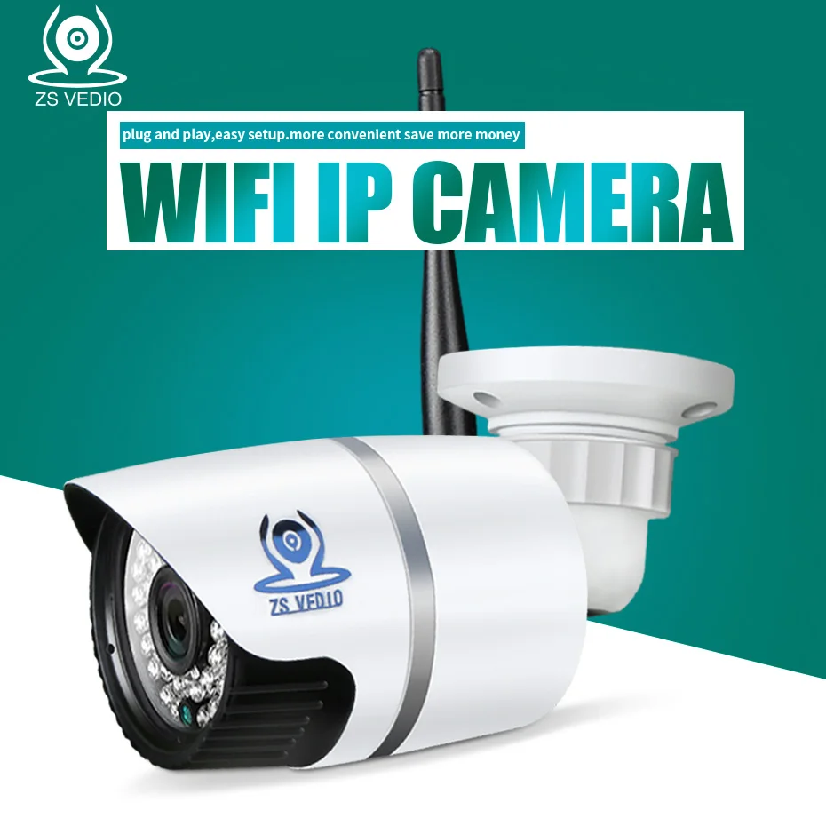 ZSVEDIO камеры наблюдения системы сигнализации IP камера CCTV WIFI Открытый