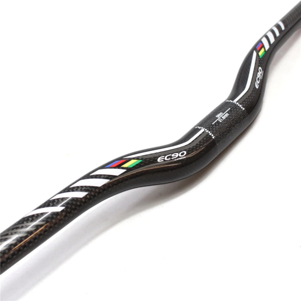 EC90 Carbon MTB HandleMountain Bicycle Bend RiserFlat Handlebar 3K 31.8mm Bike Parts (6)