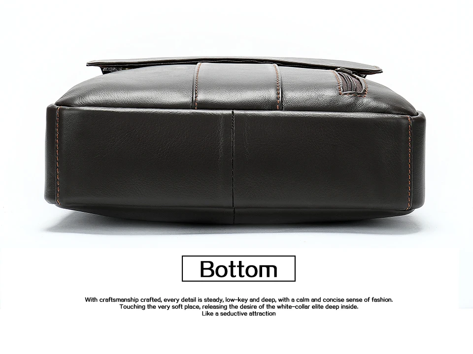 Men 's Bag Genuine Leather Shoulder Crossbody Bags for Men Handbags Flap Large Capacity Vintage Male Bag for Ipad phone 15