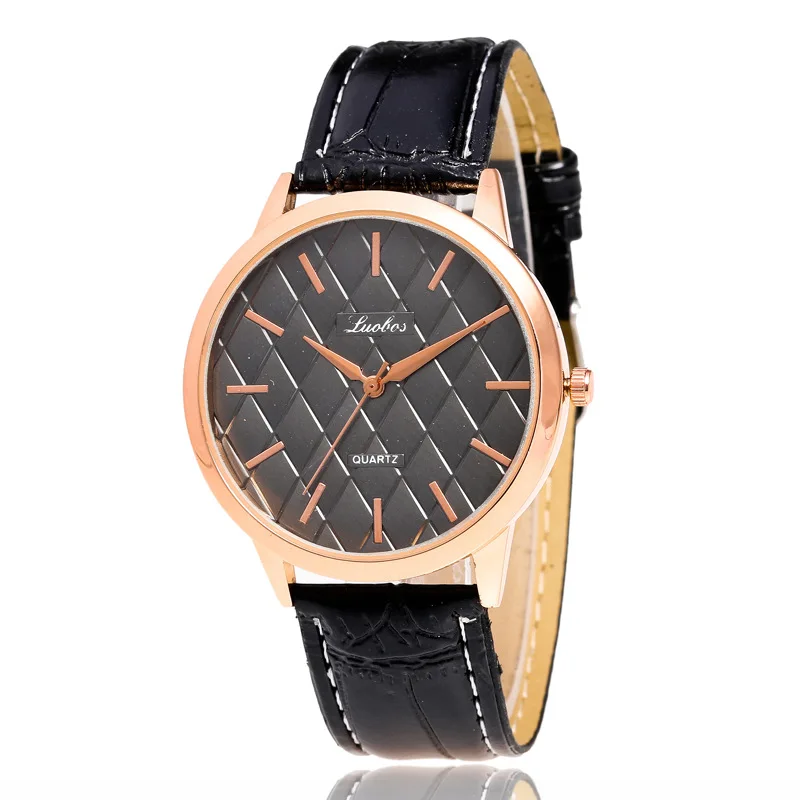 Girls' Korean Fashion Leather Band Wrist Watches Top Brand Luxury