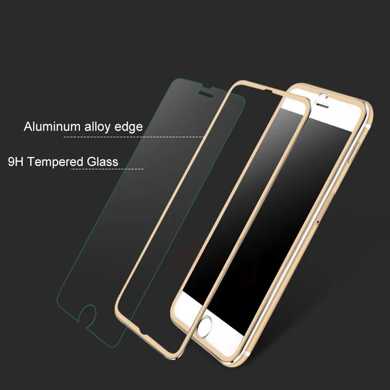 AUJ 6D Защитное стекло для iPhone 6 6s 7 8 Plus защита экрана с полным покрытием закаленное