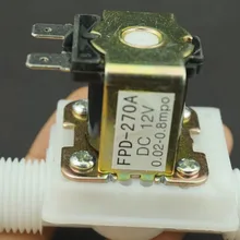 10 шт./лот 12 В DC 1/" Электрический воздуха Электромагнитный Клапан нормально закрытый переключатель воды на входе потока