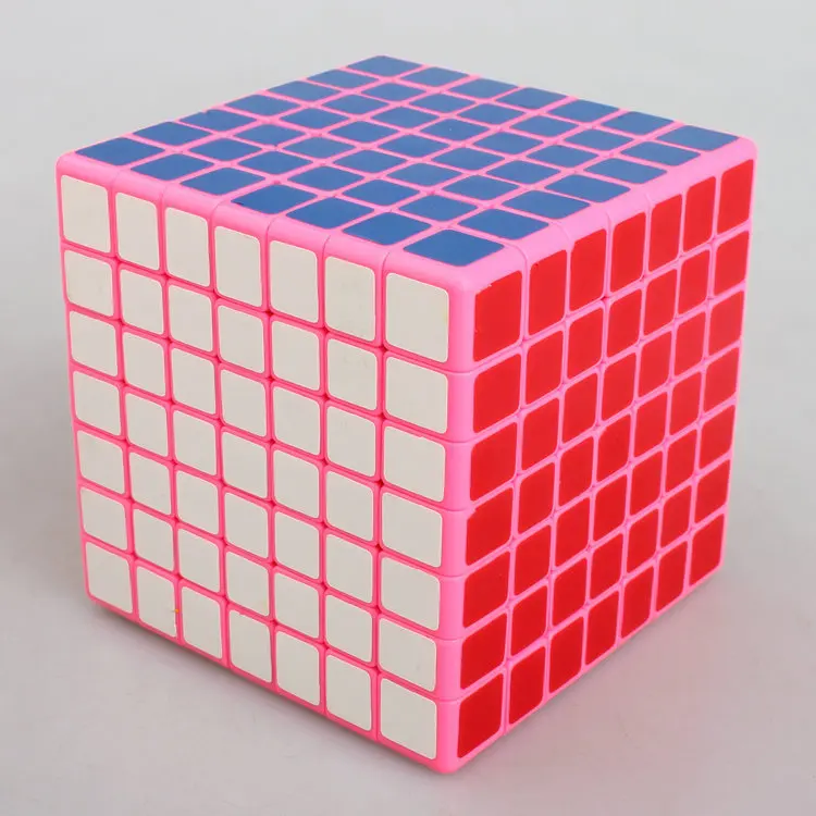 Cubo de Quebra-cabeça Shengshou Profissional Matte Adesivos Cubo Mágico Quebra-cabeça Velocidade Clássico Brinquedos Aprendizagem Educação 7x7 Pvc & 9 shengshou 7x7